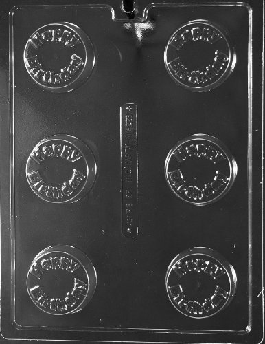 HAPPY BIRTHDAY SANDWICH COOKIE CHOCOLATE CANDY MOLD