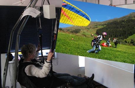 Gleitschirm-Simulator und Schnupperkurs