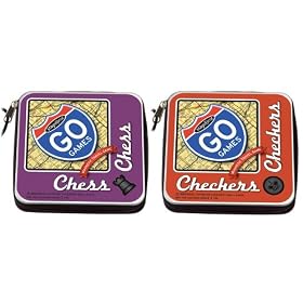 Magnetic Poetry GGS Checkers Chess Travel Games by Magnetic Poetry