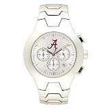 Alabama Crimson Tide NCAA Men's Hall of Fame Watch with Stainless Steel Bracelet