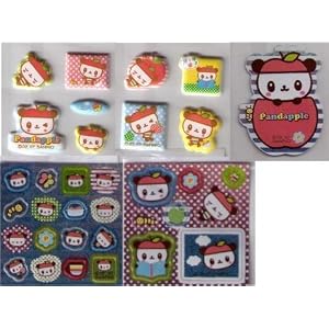Hello Kitty Sanrio Pandapple Sticker Sheet