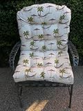 2 x Outdoor Patio Seat and Back Cushions - Bonaire Design 23 wide x 42 tall ....
