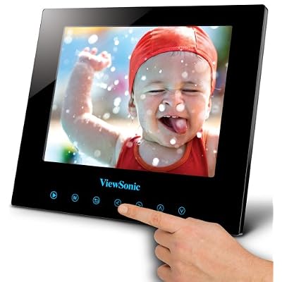 ViewSonic DPG807BK 8-Inch SwifTouch Digital Photo Frame