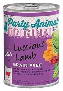 Party Animal Luscious Lamb Recipe Dog Food, 13 Ounce Can