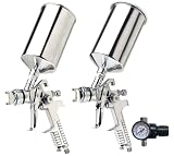 Titan Tools Titan 19100 3 Piece HVLP Spray Gun Kit (1.4mm & 1.7mm Needle Nozzle Set)