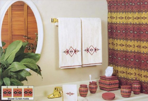 Sundance Shower Curtain Rings of 12)