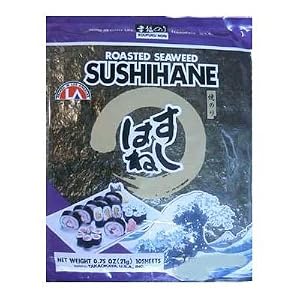 Japanese Sushihane Roasted Seaweed Nori - 10 sheets by Importfood