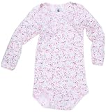 Petit Bateau Long Sleeve Bodysuit with Floral Print - Multi-24 Months