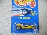 1991 - Mattel - Vintage Hot Wheels - Pipe Jammer - Yellow - 1:64 Scale Die Cast - Collector #206 - MOC - Out of Production - Limited Edition - Collectible