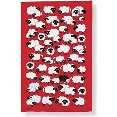 ULSTER WEAVERS Leinen Geschirrtuch Handtuch - Serie ' BAA BAA' - Schafe Motiv