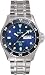 Blue Dial Stainless Steel Marine Star