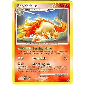 Pokemon Diamond & Pearl Stormfront Single Card Rapidash #22 Rare