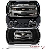 PSPgo Skin and Screen Protector Kit 2010 Chevy Camaro Silver - White Stripes on Black fits Sony PSP go