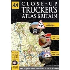 AA Close Up Truckers Atlas Britain A3 (Road Atlas) (AA Atlases and Maps)
