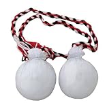Hawaiian Poi Balls for Hula Dancing - White