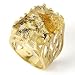 14K Gold Dendritic Quartz Ring