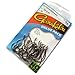 Gamakatsu Barbless Octopus Hook-Pack Of 25 (Black, 3/0)