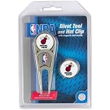 McArthur Sports Miami Heat Divot Tool and Hat Clip Gift Set