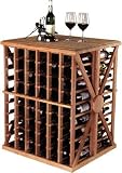 Wine Cellar Innovations Red Oak with Dark Walnut Stain Tasting Table Base Base Only