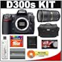 Nikon D300s Digital SLR Camera + 24-70mm f/2.8G AF-S Lens + 16GB Card + Nikon EN-EL3e Battery + Case + Cameta Bonus Accessory Kit