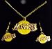 Los Angeles Lakers NBA Pendant w/chain & Earring Gift Set