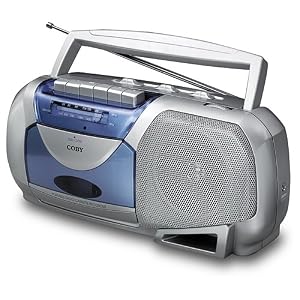 COBY CX-144 Portable AM FM Cassette Player Recorder by Coby