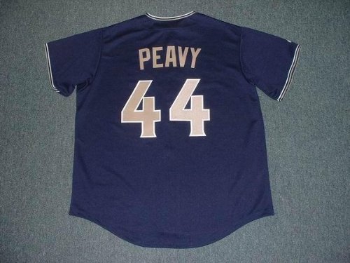 JAKE PEAVY San Diego Padres Majestic Home Baseball Jersey, LARGE