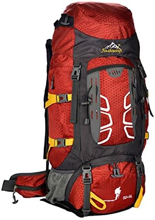 JSWQ BP205 Outdoor Professional High Capacity Riding Mountaineering Unisex Waterproof Travel Backpack 55L