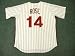 PETE ROSE Philadelphia Phillies 1980 Majestic Cooperstown Throwback Home Baseball Jersey, XL