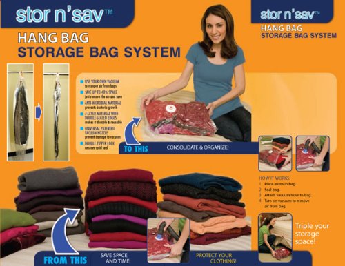 Stor N' Sav 1 Piece Hang Bag