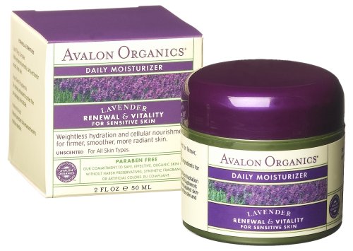 Avalon Organics Daily Moisturizer, Lavender Renewal & Vitality, 2-Ounces (Pack of 2)