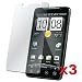 3 SCREEN PROTECTORS for HTC EVO Include cleaning cloth