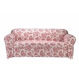 English Manor 100% Cotton Slipcover, Sofa, Navy