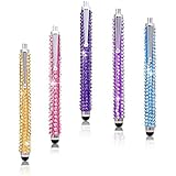 Mavis's Diary Luxury 6 Pcs Crystal Mini Stylus Pen Bling Touch Pen & Stander Accessories Iphone 3 3gs 4 4s 5 5S; Apple Ipad 1 2 3 4 Mini;samsung Note 2 N7100;samsung Galaxy S3 I9300, I8190, I8262d, S2 I9100, I9268, S5830, I9000;samsung Galaxy S4 I9500, I8262d I9268;samsung Galaxy Ace 2;samsung Tab 10.1'' P7510 P7300 P6800 P6200 P3100;htc G18 Sensation Xe,htc One X;lg Nexus 4,lg Optimus G;nokia Lumia 920 928 520 720;sony L36h(xperia Z Sp L);tc X920e(butterfly);blackberry Z10 (Pattern-B)