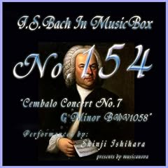 Bach In Musical Box 154 / Cembalo Concert No7 G Minor Bwv1058