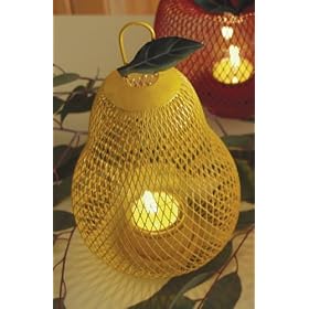 Mesh "Golden Pear" Decorative Tealight Lantern *Great Gift Idea*