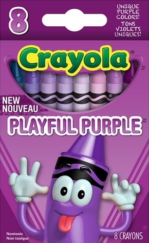 Crayola Limited Edition Tip Collection: Vigorous Hues Playful Purple (Box of 8)