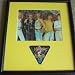 Complete original Def Leppard autographed 8x10 photo framed with Hysteria Tour pass