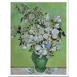 IMAGE OF (16x20) Vincent Van Gogh Vase of Roses Art Print Poster