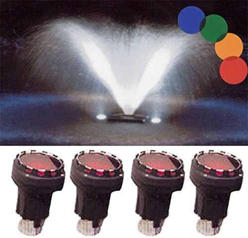 Set of Four Water Fountain Lights