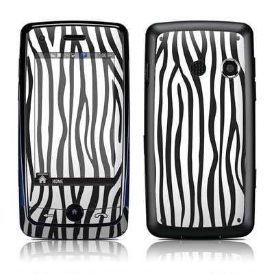 Zebra Stripes Design Protective Skin Decal Sticker Cover for LG Rumor Touch LN510 Cell Phone