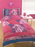 CharacterWorld Hannah Montana Golden Glamour Rotary Duvet Set, Single