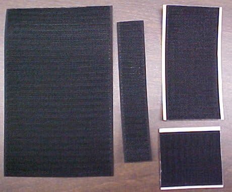 Black Velcro Replacement Items - Hook Side