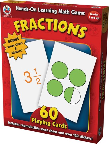 Fractions Card Game (Hands-On Learning Math Games)