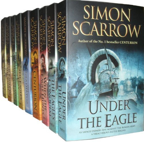 Simon Scarrow Collection 9 Books Set RRP 71.91 (The Eagle's Prophecy, The Eagle in theSand, The Eagle and theWolves, The Eagle's Prey, The Gladiator, Centurion, When the EagleHunts, The Eagle'sConquest,Under theEagle)(Simon Scarrow)