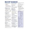Microsoft Word 2007 Introduction Quick Reference Guide (Cheat Sheet of Instructions, Tips & Shortcuts - Laminated Card)