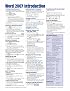 Microsoft Word 2007 Introduction Quick Reference Guide (Cheat Sheet of Instructions, Tips & Shortcuts - Laminated)