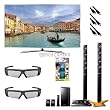 Samsung UN55D8000 55-Inch 1080p 240Hz 3D LED HDTV (Silver) 3D HOME THEATER BUNDLE- Includes UN55D8000, Samsung Electronics HT-D6730W Home Theater System, 2 SSG-3050GB 3D Glasses, Xtreme 6 ft 1.4v HDMI Cables (x3), and TV Screen Cleaning Solution