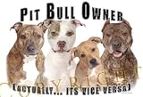 Pit Bull Mouse Pad Dog Mousepad Vice Versa