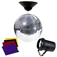 American Dj Mb8 Combo 8 Inch Mirror Ball Kit With Battery Powered Motor